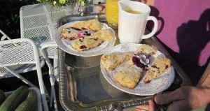 Breakfast at The Painted Lady Bed & Breakfast in Myrtle Creek, Oregon.