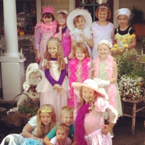 Tea Party, fun, Priness dresses, hats, Myrtle Creek, Or., Tea Room, I-5, The Painted Lady