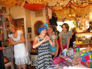 The Painted Lady is party central for a large group!